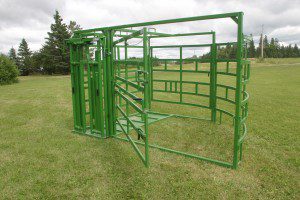 Cattle pen with canopy 10x15x10 cm