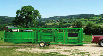 Portable System to Work Cattle; Real Tuff Cattle handing system, cattle handling system, portable cattle handling system