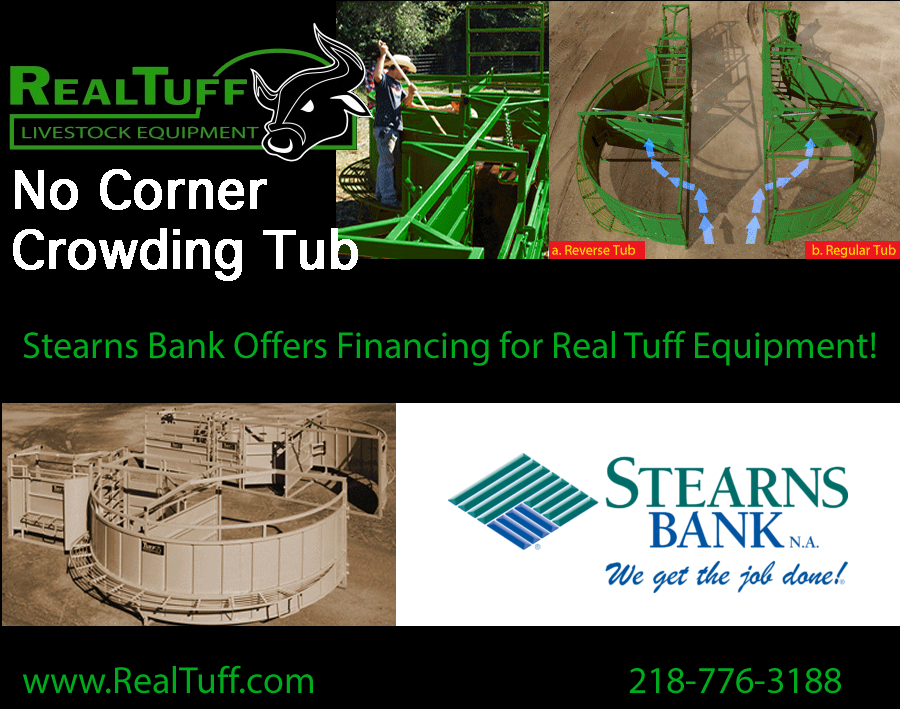 No Corner Crowding Tub Livestock Equipment Financing For Real Tuff Equipment