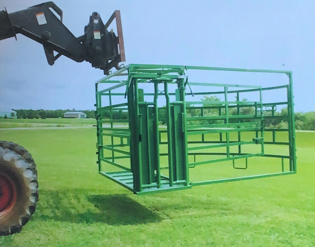 Cattle pen with canopy 10x15x10 cm